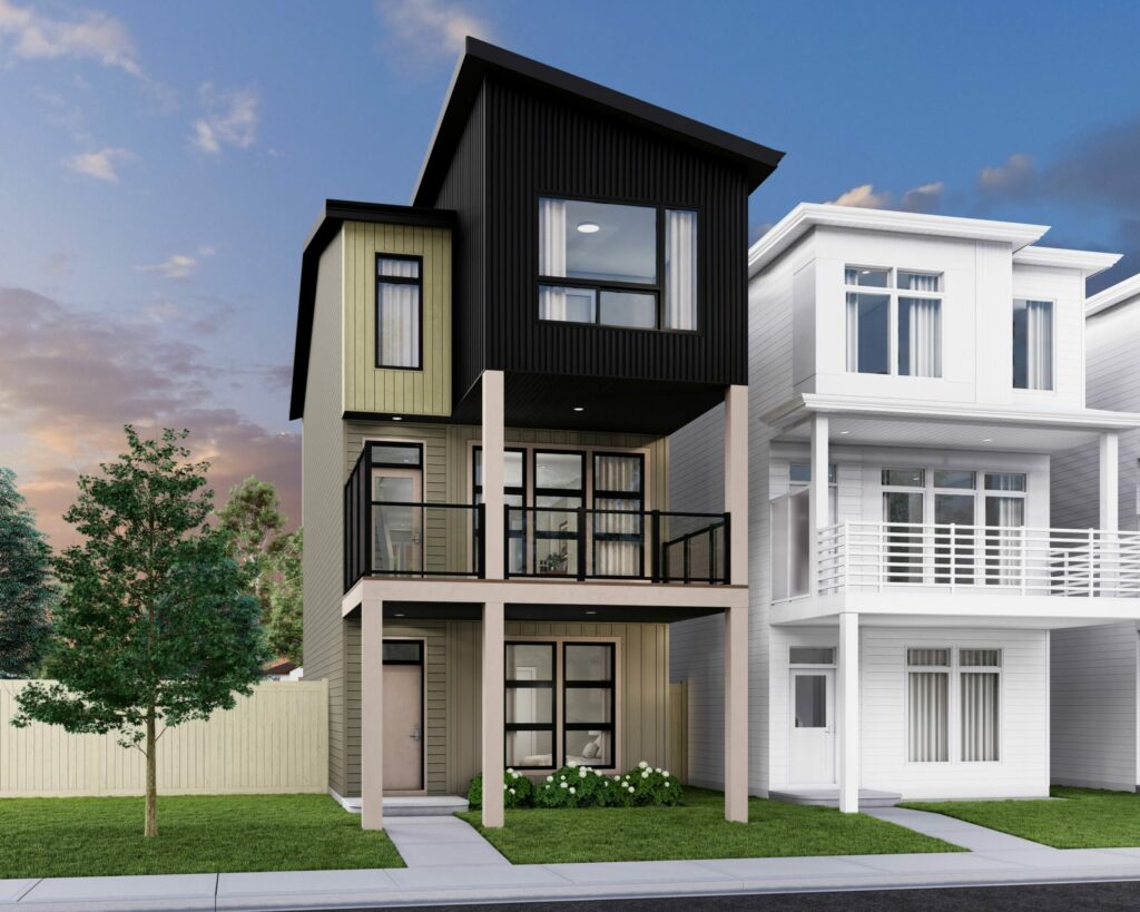 Exterior of Family 3-Storey 18 – 7533 Klapstein Link SW