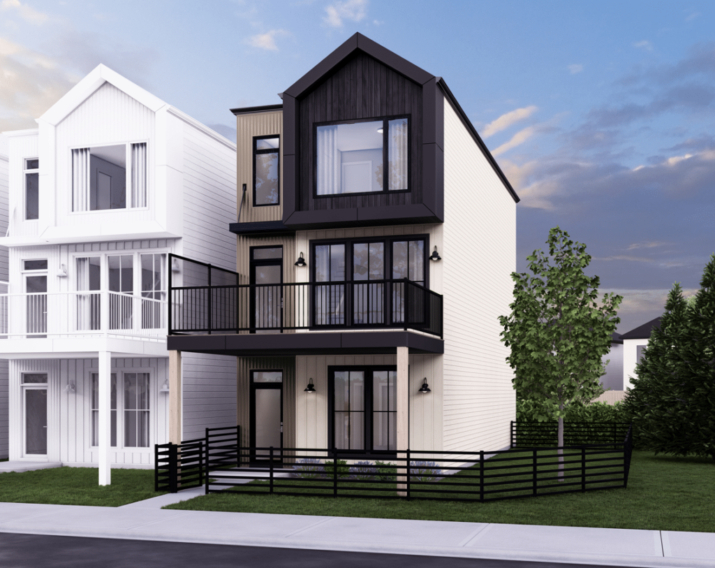 Exterior of Family 3 Storey – 7549 Klapstein Crescent SW