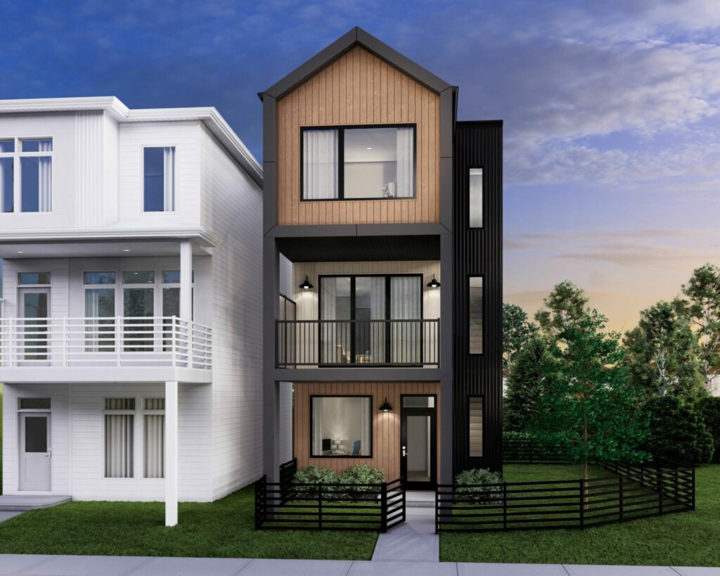 Exterior of Family 3-Storey 18 – Future 1