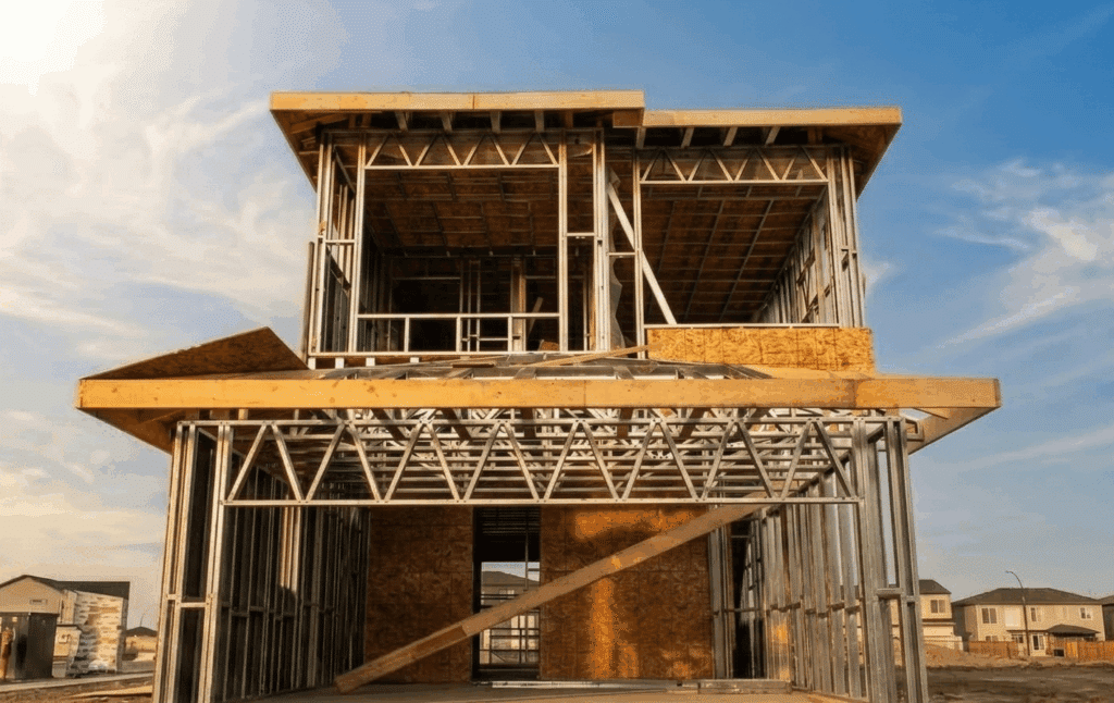 teel frame construction system used by Cantiro Homes in Alberta