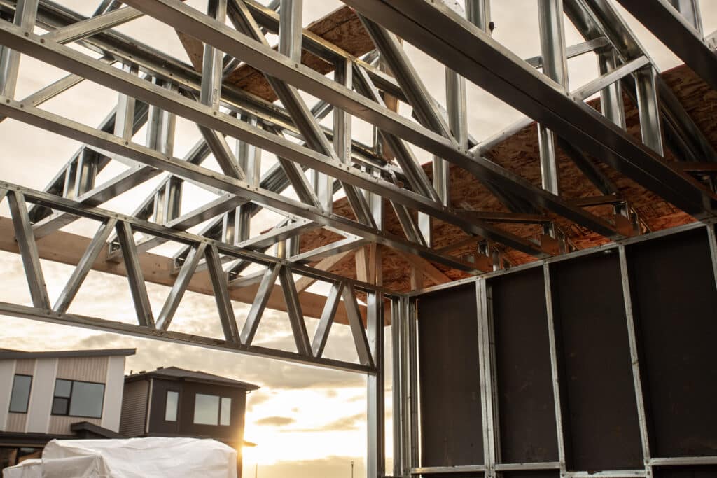 Engineered steel framing system designed for residential construction